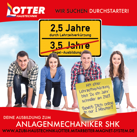 Stellenanzeige - Anlagenmechaniker SHK