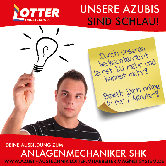 Stellenanzeige - Anlagenmechaniker SHK